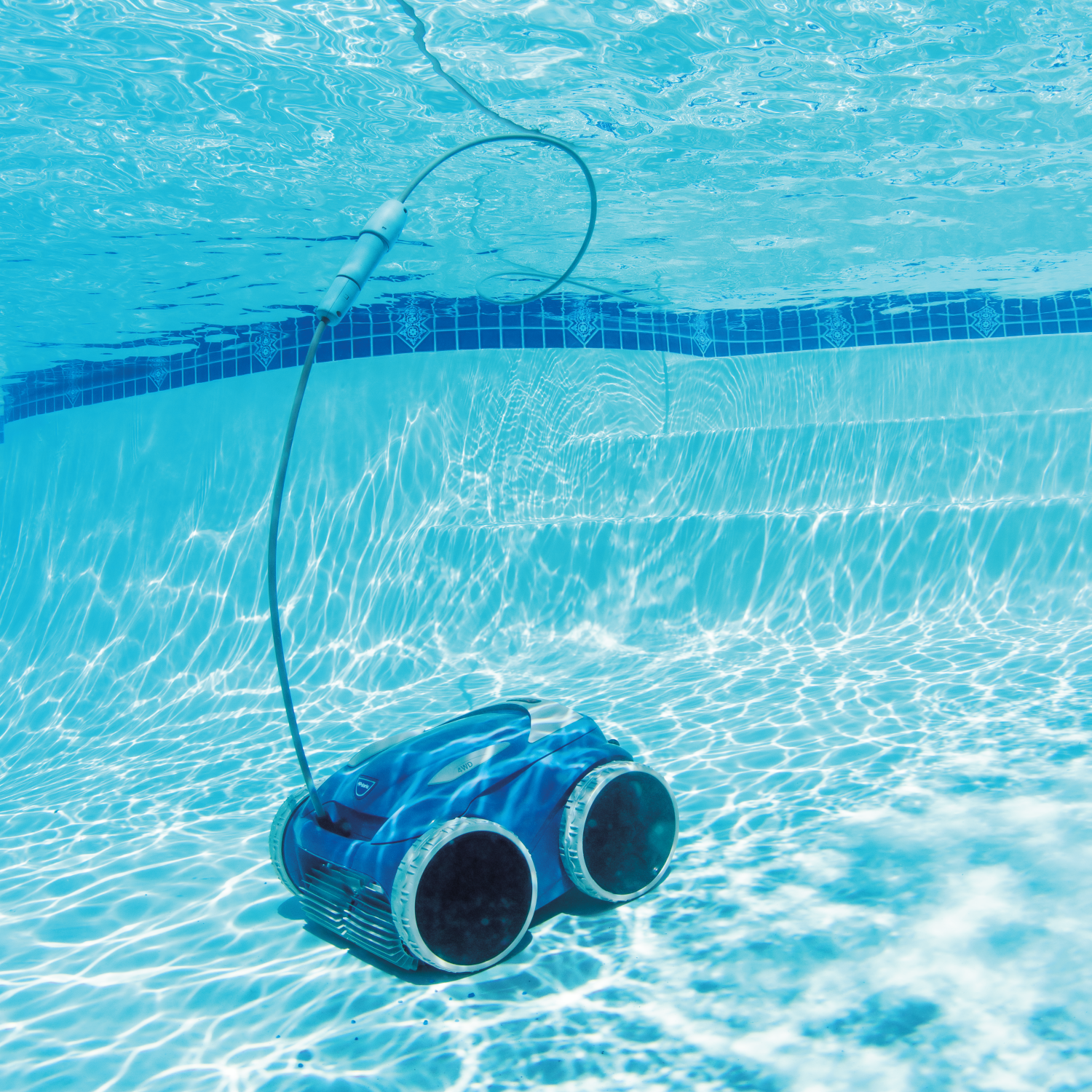 Polaris 9650iQ WiFi Capable Robotic Pool Cleaner with 4WD and iAquaLink Control