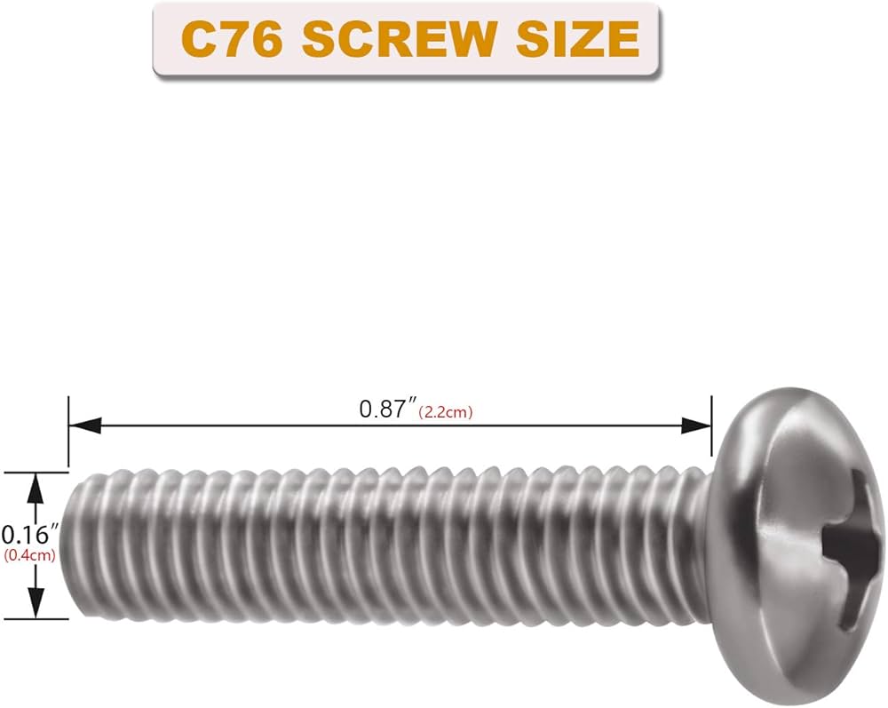 Polaris C76 - Screw 10-32 x 7.8 Inch SS Pan