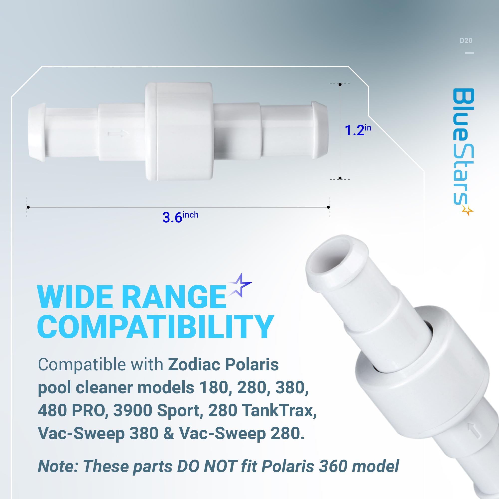 Polaris D20 - Swivel Ball Bearing (Grey)