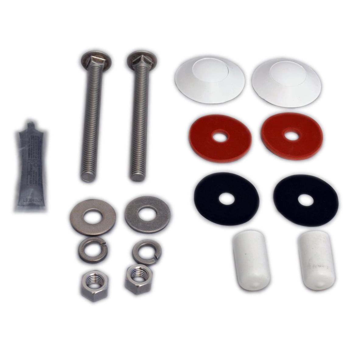 Ensemble complet de matériel pour panneaux Duro-Beam et Techni-Beam de marque Inter-Fab (acier inoxydable)