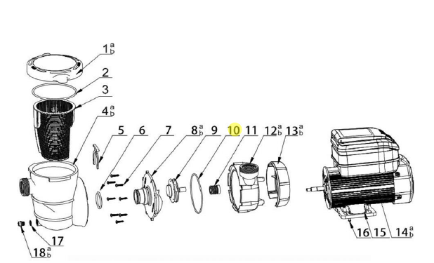 NorthFlo Strainer Cover O-Ring for Above Ground Pool Pump