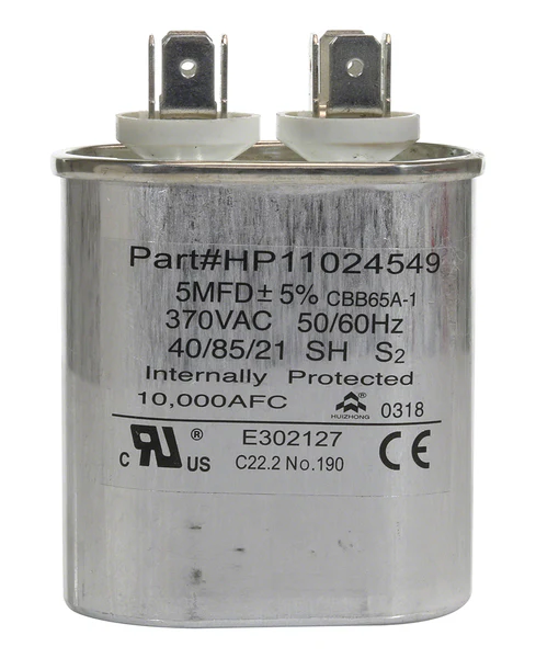 Hayward - SMX306088001 - Fan Run Capacitor 5 Mfd - 370VAC