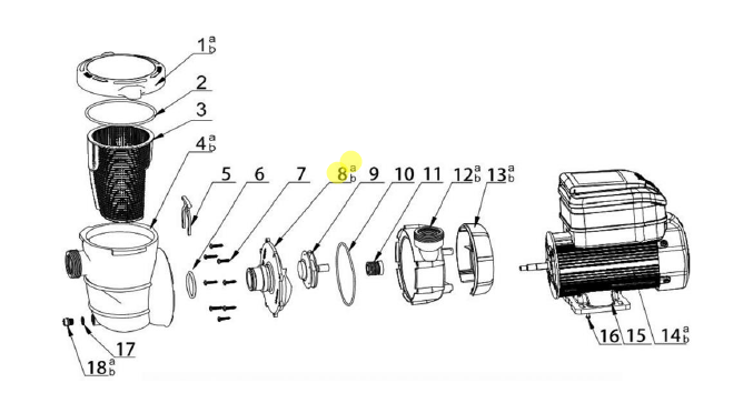 NorthFlo Diffuser 72526000 for Above Ground Pool Pump