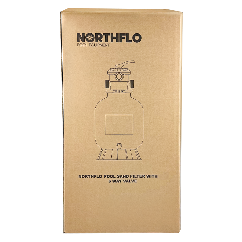 NorthFlo 24 Inch Sand Filter with 6 Way Valve