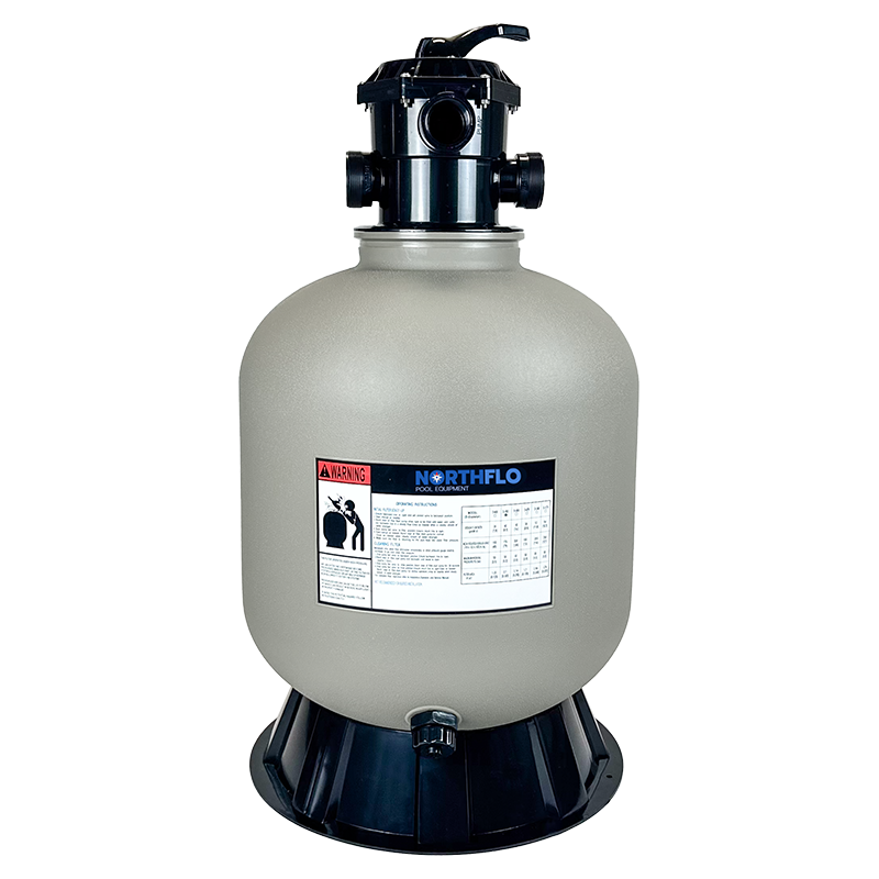 NorthFlo 24 Inch Sand Filter with 6 Way Valve