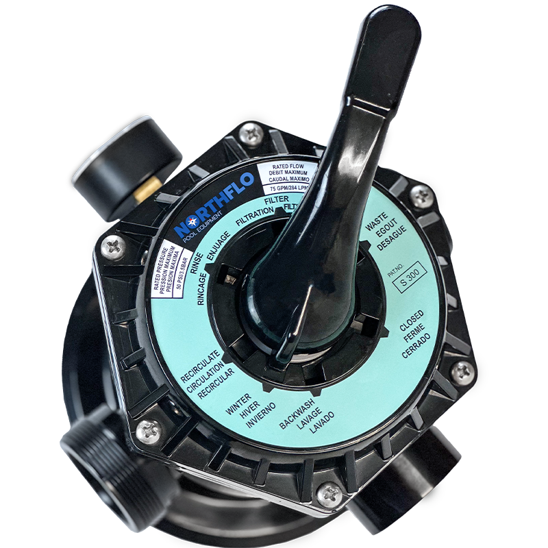 NorthFlo Replacement 6 Way Top Valve Filter Head