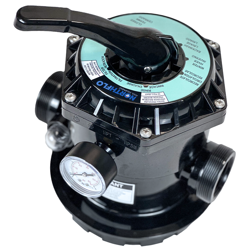 NorthFlo Replacement 6 Way Top Valve Filter Head