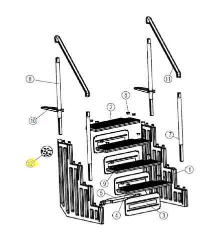 NorthFlo Bag of Screws for Above Ground Step
