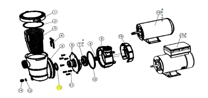 NorthFlo O-Ring for Above Ground Pool Pump