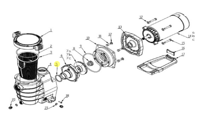 NorthFlo O-Ring for Inground Pool Pump