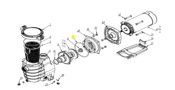 NorthFlo O-Ring for Inground Pool Pump