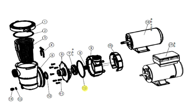 NorthFlo O-Ring for Above Ground Pool Pump