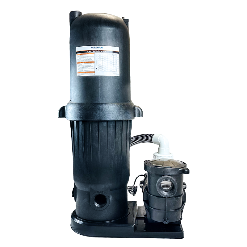 NorthFlo 150 SQ FT Cartridge Filter and 1 HP 2 Speed Above Ground Pump Combo