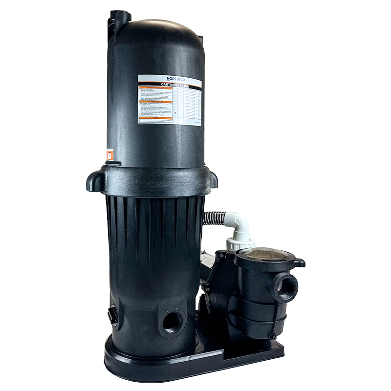 NorthFlo 150 SQ FT Cartridge Filter and 1 HP 2 Speed Above Ground Pump Combo