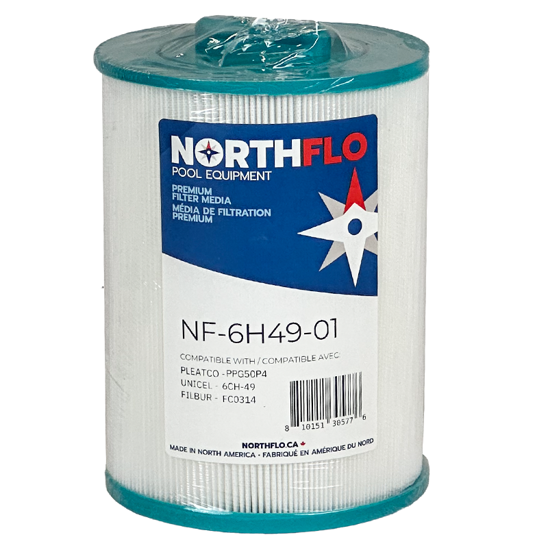 NorthFlo Sunrise Spas Cartridge Element - Replaces PPG50P4 - Single Replacement Filter