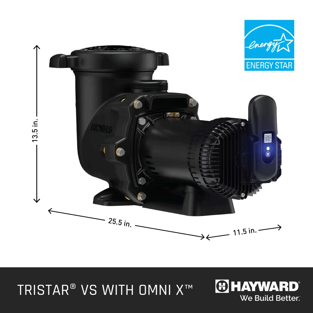 Hayward TriStar VS 815 Variable Speed Pump with OmniX Automation
