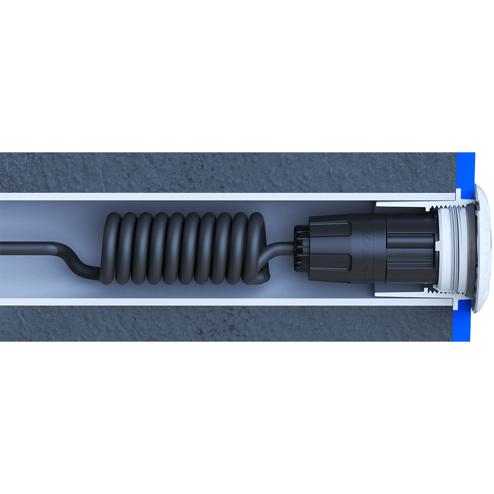 Titan T1 Retro Replacement LED Light Kit for Existing Threaded Style Return Lights (White Trim Rings)