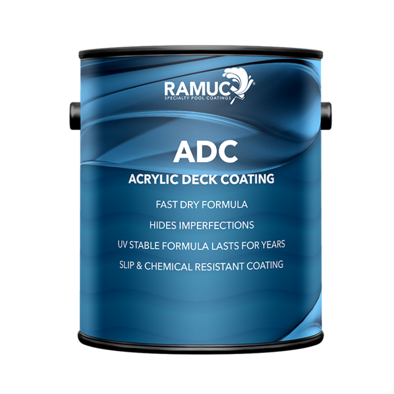 Ramuc ADC Non-Slip Acrylic Deck and Patio Coating - Cayman Sand (1 Gallon)