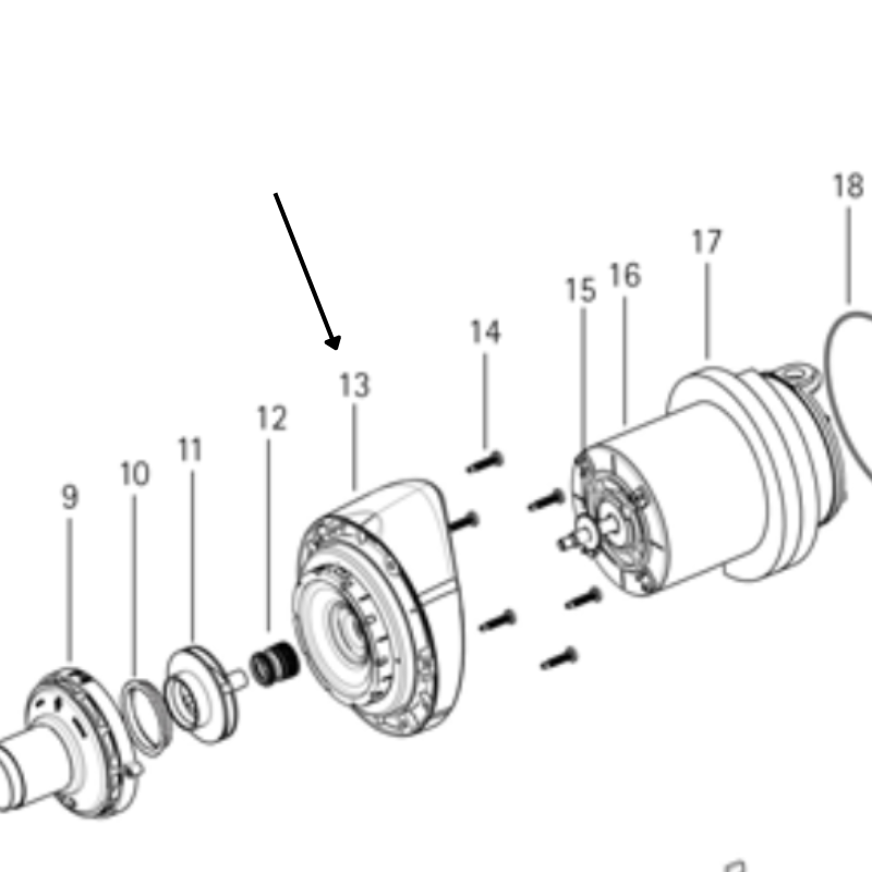 Carvin 02653213R - Motor Braket