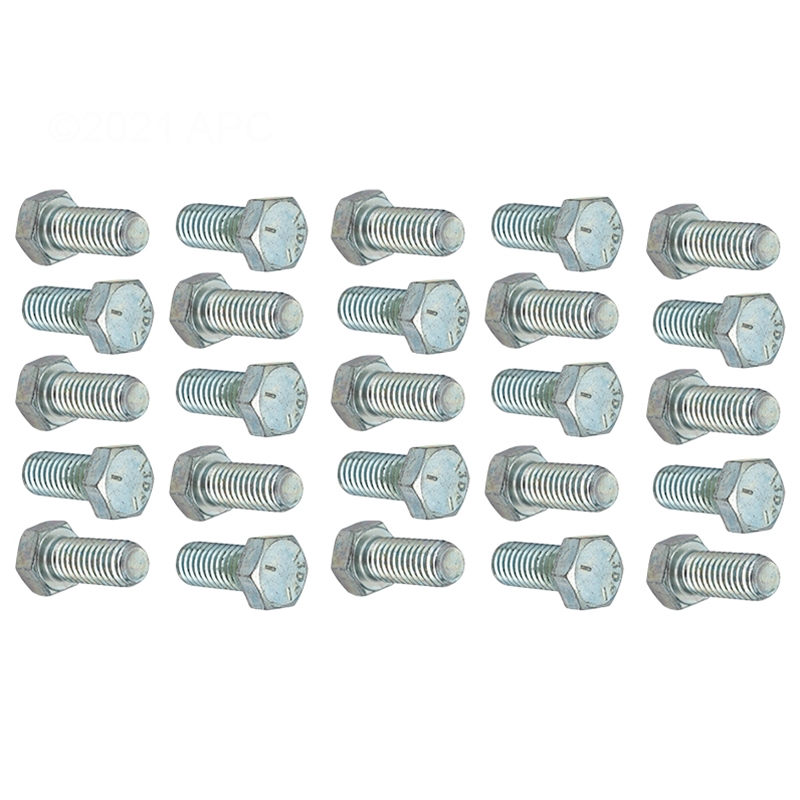 Carvin 14129324R25 - Hex Cap Pl 3/8-16X7/8 Bag 25