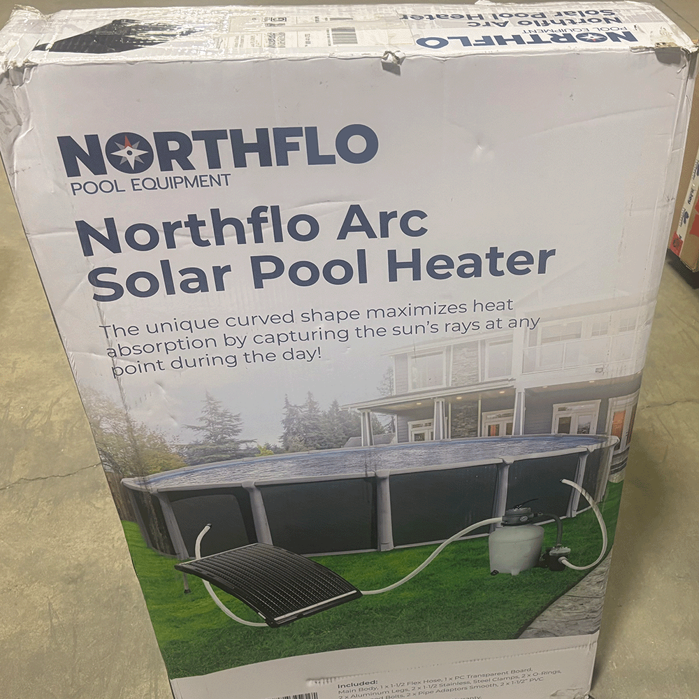 Open Box NorthFlo Arc Curved Pool Solar Heater