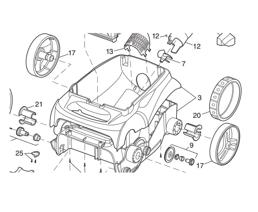 Logement (Haut & Fond) - Polaris R0516601