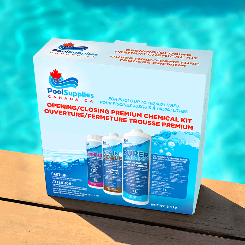 Open Box Premium Chemical Kit (100,000 L) by Pool Supplies Canada