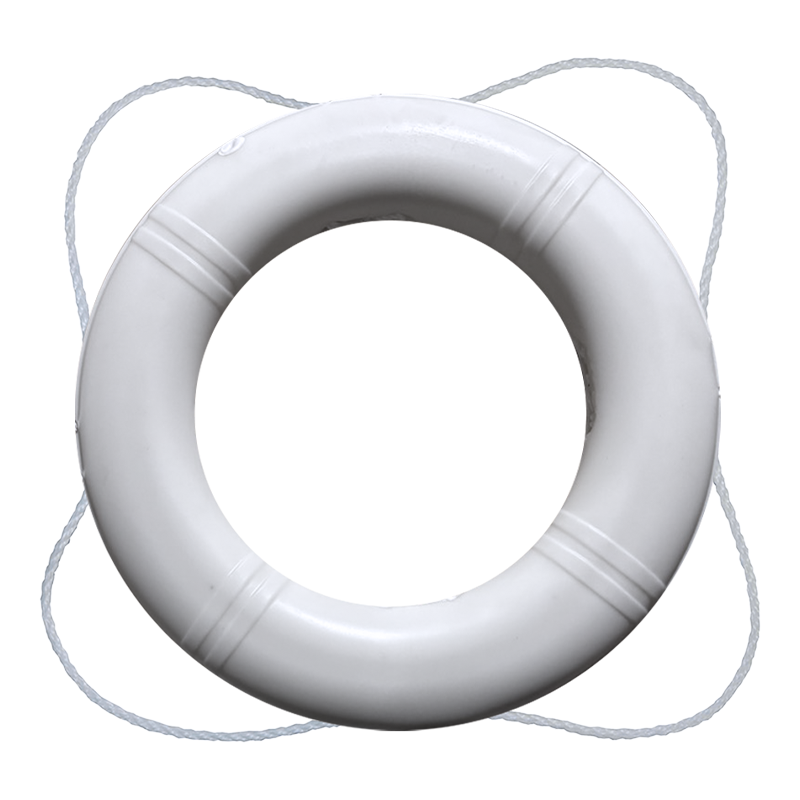 Life Ring 24 inch White Blow-Moulded Ministry Approved