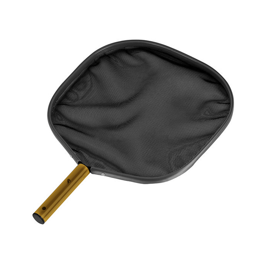 Ramasse-feuilles de luxe avec cadre en aluminium (noir et or)