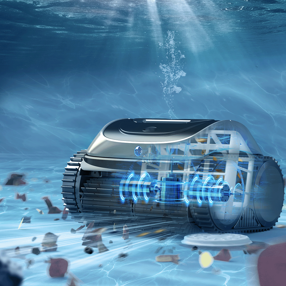 Open Box NorthFlo C1 Cordless Rechargeable Robotic Pool Cleaner