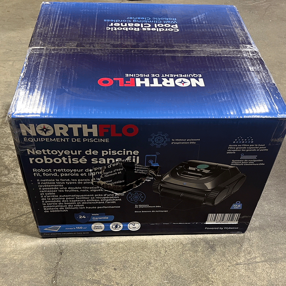 Open Box NorthFlo C1 Cordless Rechargeable Robotic Pool Cleaner