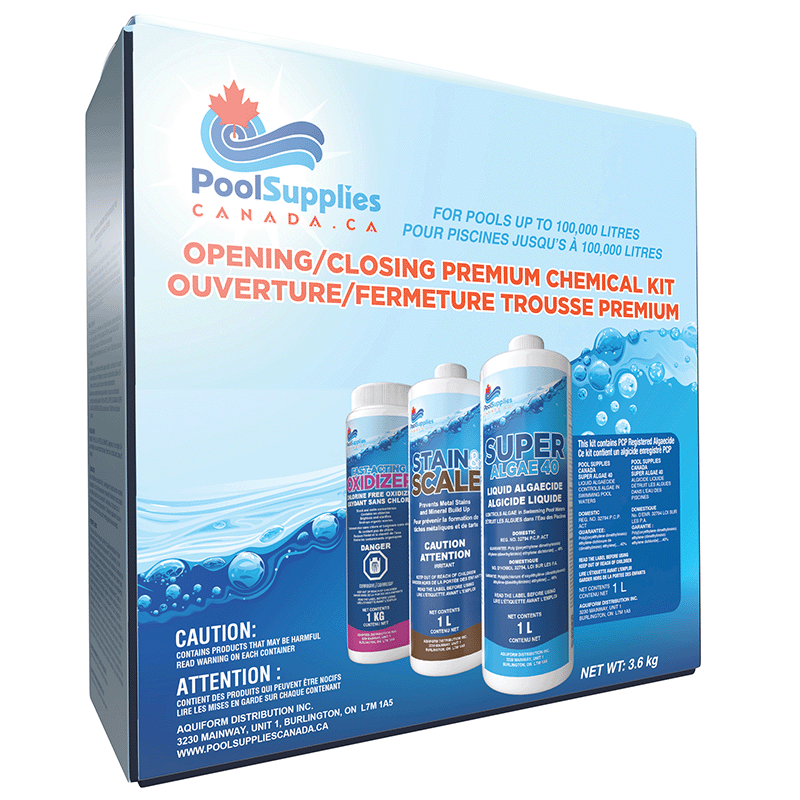 Open Box Premium Chemical Kit (100,000 L) by Pool Supplies Canada