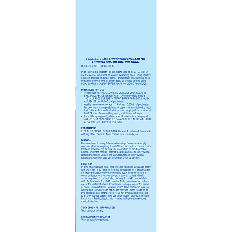 Open Box Premium Chemical Kit (100,000 L) by Pool Supplies Canada