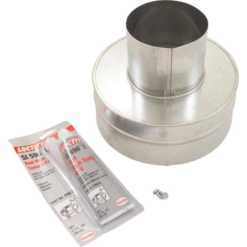 PENTAIR - 777070077 - Kit Metal Flue Collar 4 Inx8 In Accessory