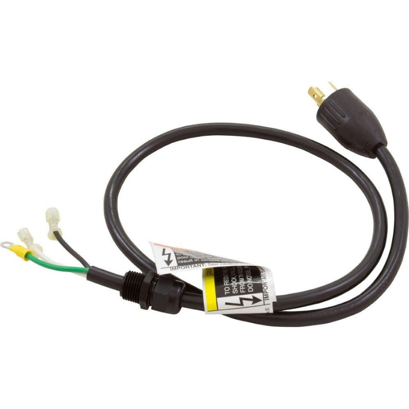 Pentair 155234 - Cord Assembly 3' Twist Lock 20A Plug #12/3 With Lbl