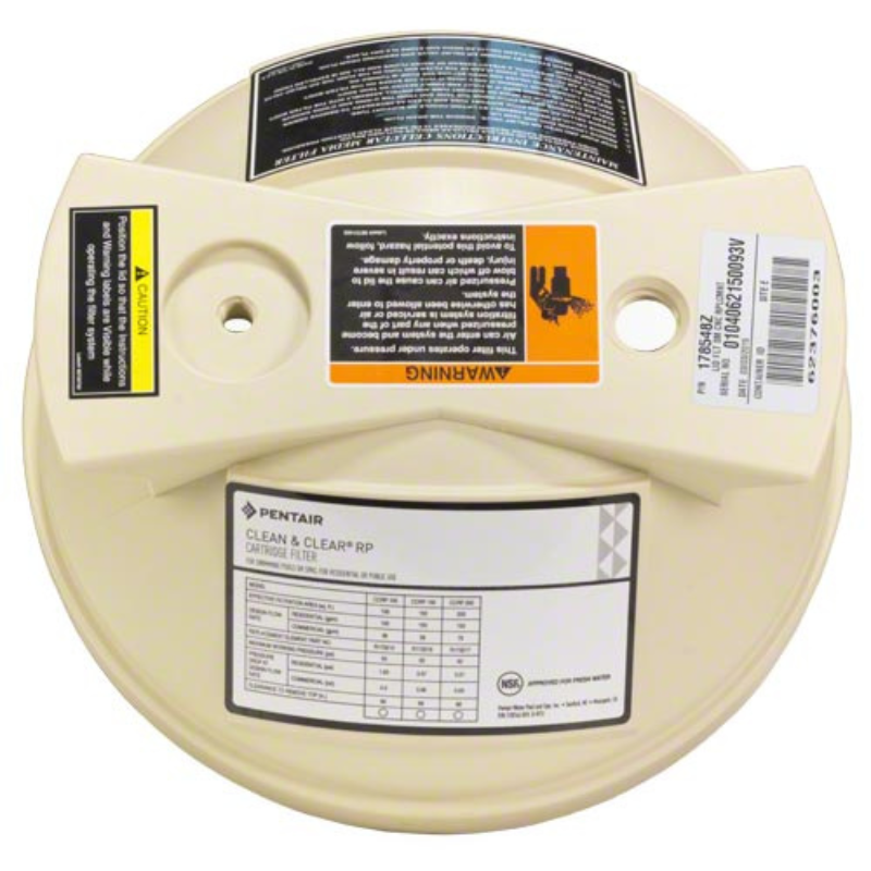 Pentair 178548Z - Lid Filter Small Cnc Replacement