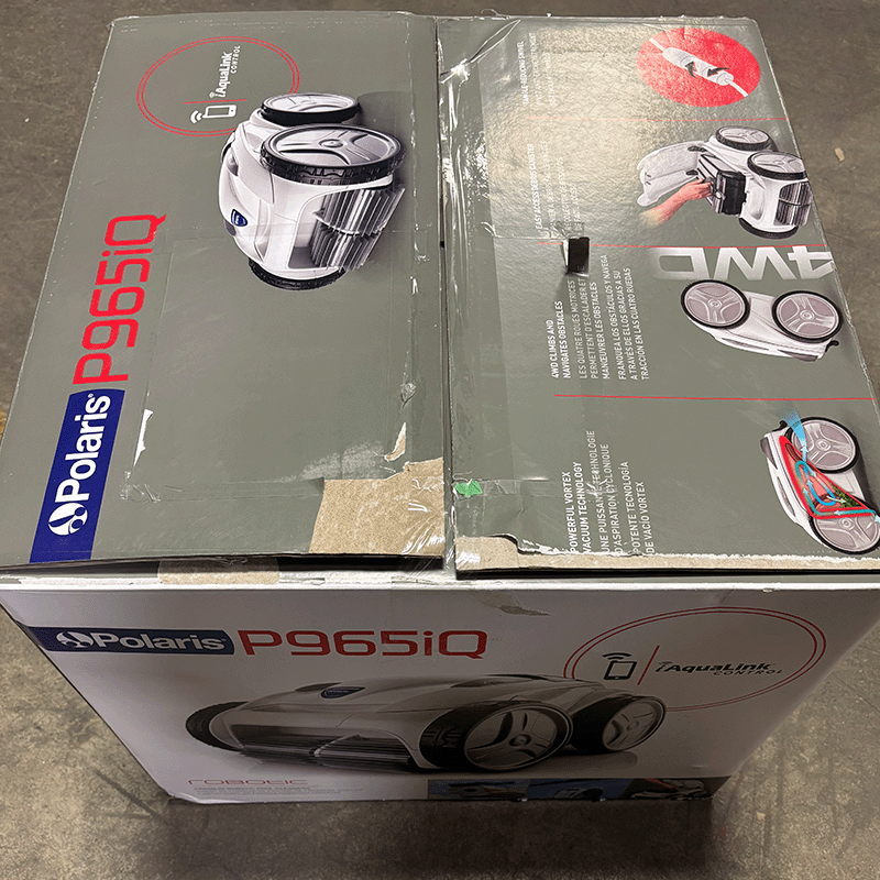 Open Box Polaris P965iQ WiFi Capable Robotic Pool Cleaner with 4 Wheel Drive and iAquaLink Control