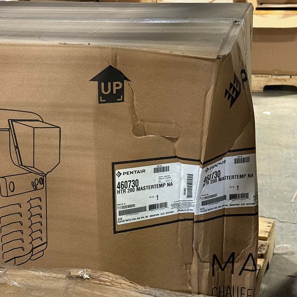 Open Box Pentair MasterTemp 200,000 BTU Low NOx Natural Gas Swimming Pool Heater (Used)