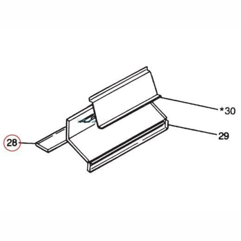 Pentair 20012504 - Baffle Assembly Inside Indoor