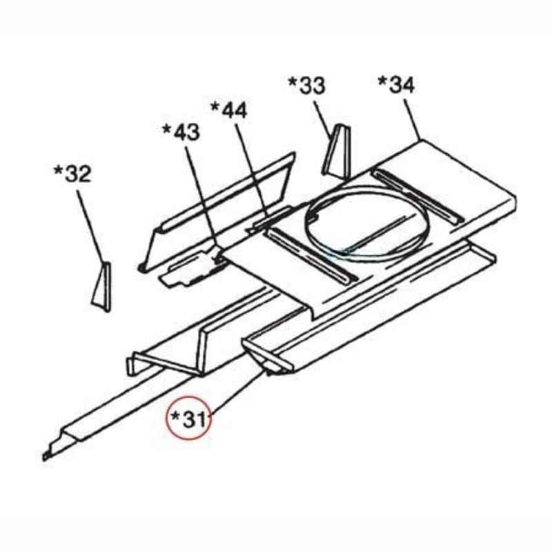 Pentair 20012201 - Flue Assembly Diverter 2000