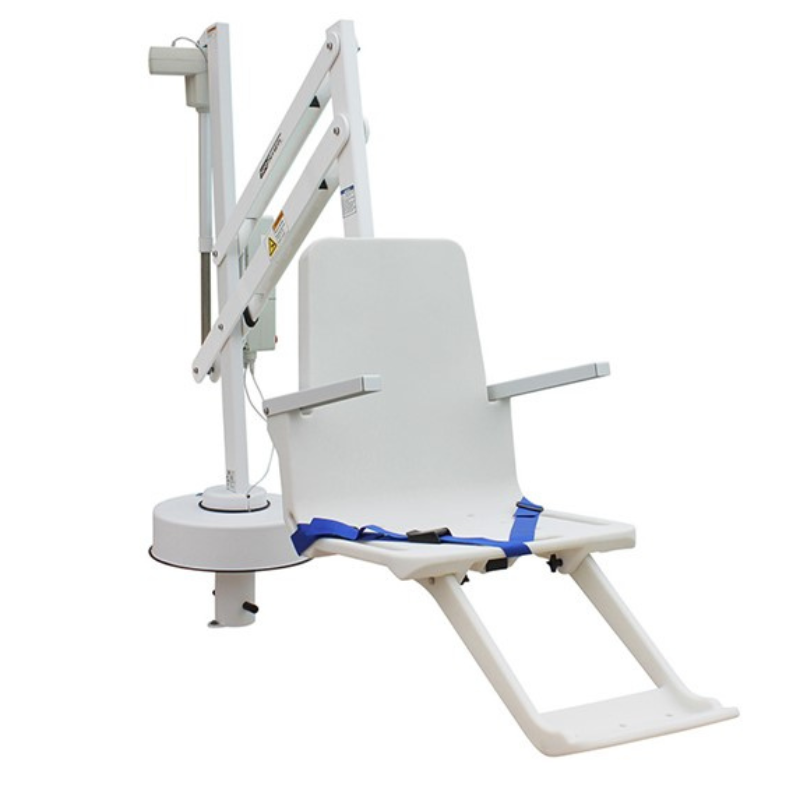 Splash! ER Hi/Lo Round Post Pool Lift (without Anchor) - Gray Mist
