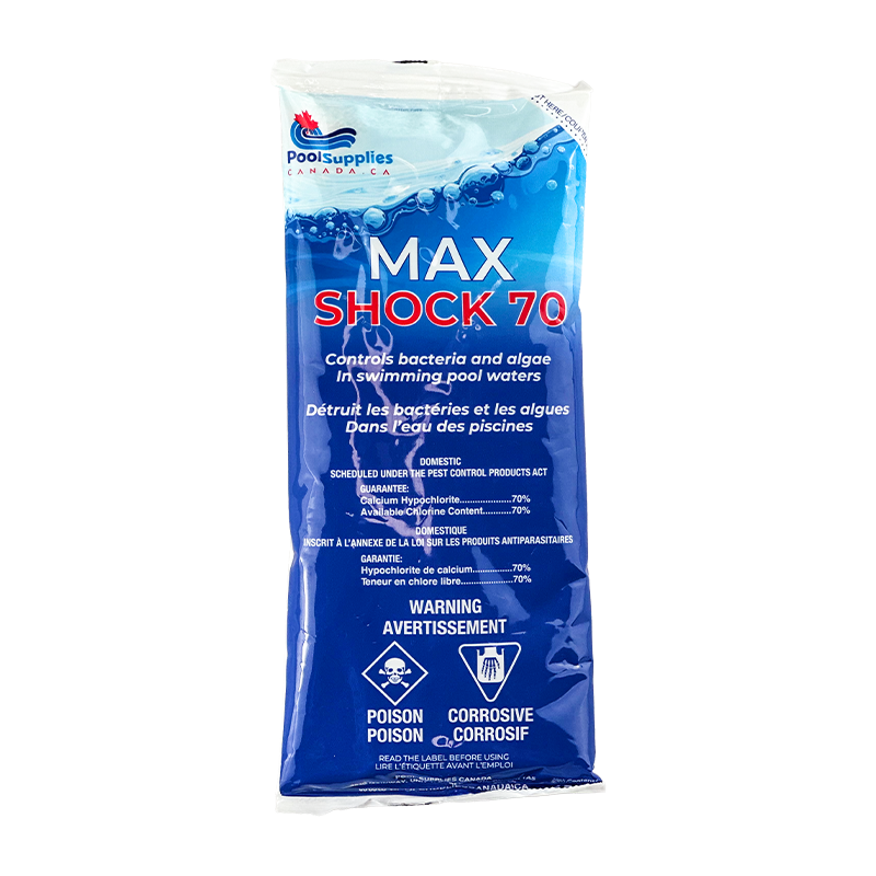 Max Shock 70 by Pool Supplies Canada (Single 450 g Pouch)