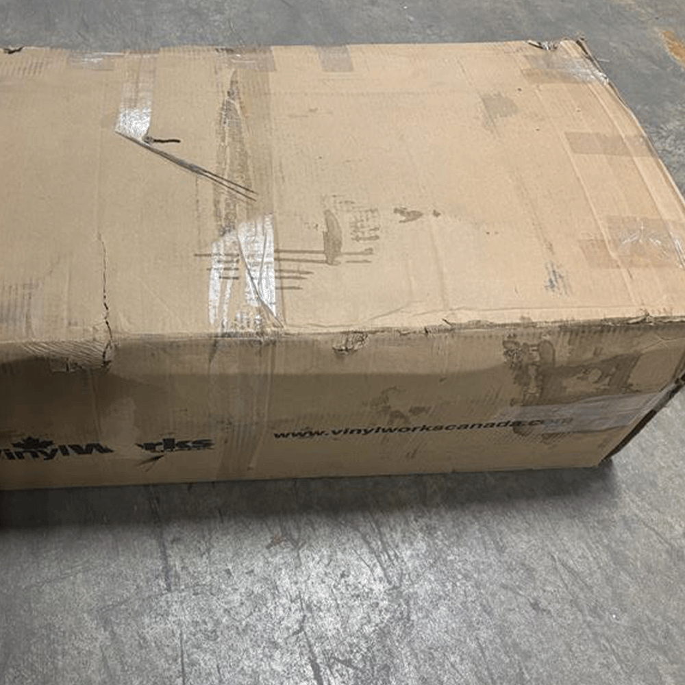 Open Box VinylWorks Combo Above Ground Entry Step with Gate