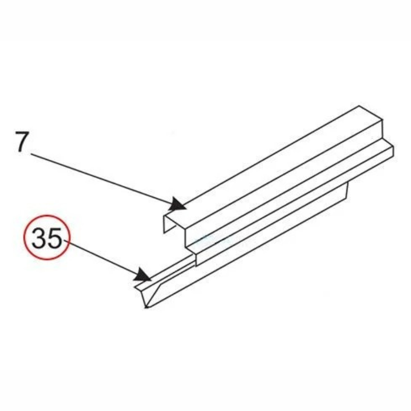 Pentair 20020102 - Baffle Heat Exchange Outdoor 600