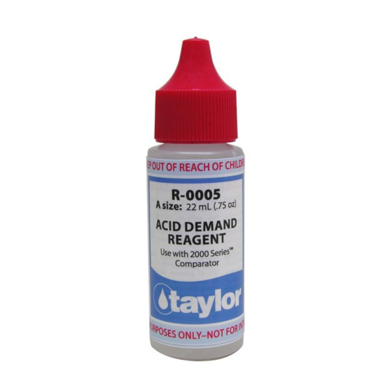 Taylor Acid Demand Reagent (for 2000 Series), .75 oz, Dropper Bottle