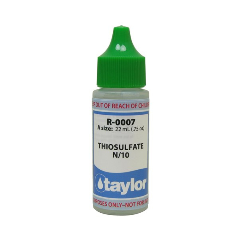 Taylor Thiosulfate N/10, .75 oz, Dropper Bottle