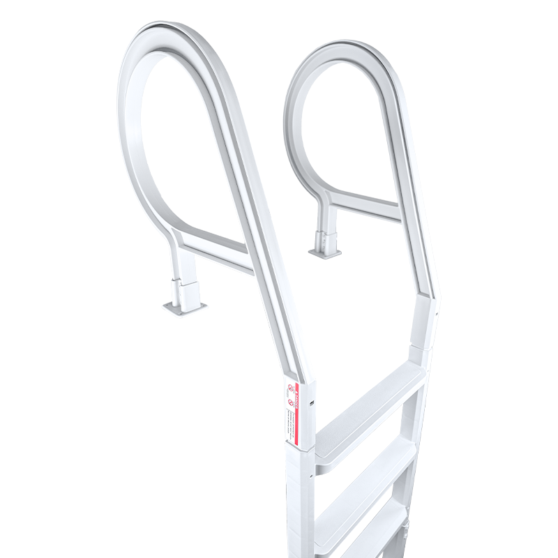 Open Box NorthFlo Resin Above Ground Pool Deck Ladder
