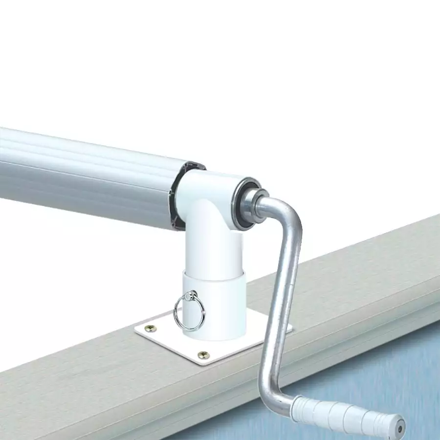 Open Box Base d'enrouleur solaire pour piscine hors terre aluminium