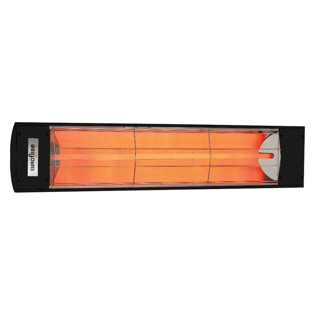 Eurofase Heating Black 1500W 120 V Electric Infrared Single Element Heater
