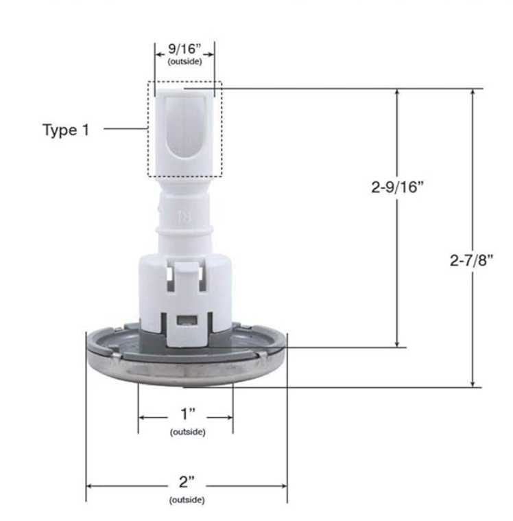 Waterway - 2 Inch Cluster Storm Directional Snap In Jet